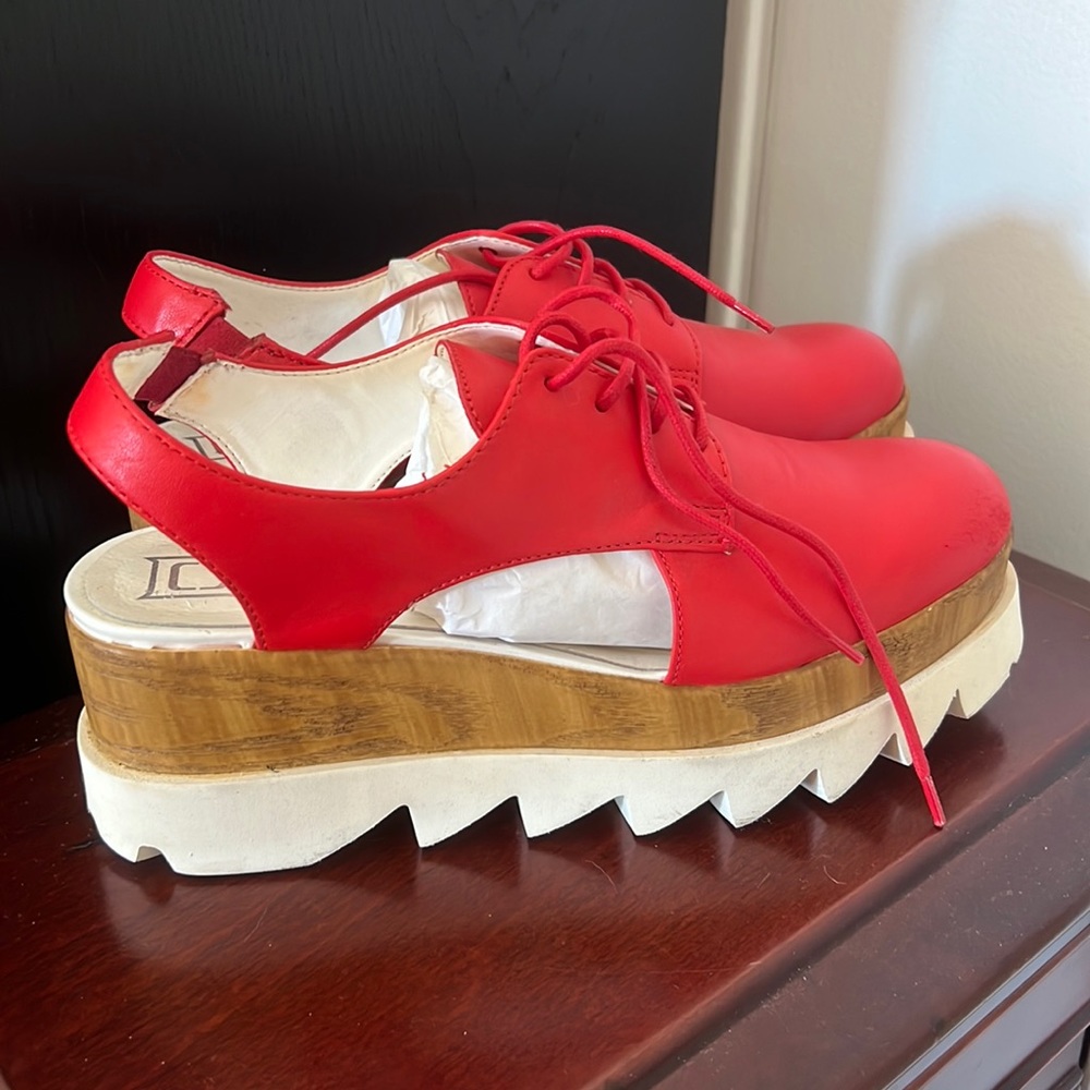 Red Open Sneaker Leather size 38